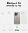 Ringke - iPhone 15 Pro Case Cover   Alles Series - Black