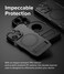 Ringke - iPhone 15 Pro Case Cover   Alles Series - Black