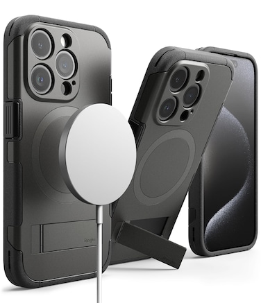 Ringke - iPhone 15 Pro Case Cover   Alles Series -Gun Metal