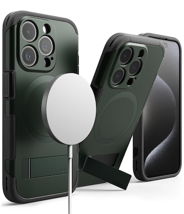 Ringke - iPhone 15 Pro Case Cover   Alles Series - Dark Green