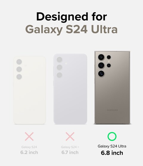 Ringke Samsung Galaxy S24 Ultra Case Cover  Fusion Card Series Clear