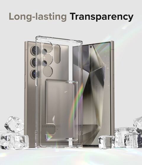 Ringke Samsung Galaxy S24 Ultra Case Cover  Fusion Card Series Clear
