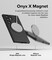 Ringke Samsung Galaxy S24 Ultra Case Cover  Onyx Magnetic Series Black