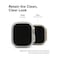Ringke - Slim Case For Apple Watch Ultra 2/1 49mm, Bezel [Frame Only] Hard Polycarbonate Thin Cover- Clear + Alpine Clear