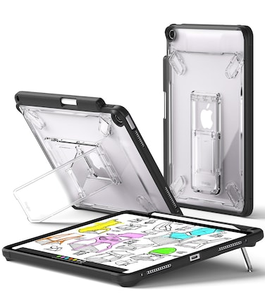 Ringke- iPad Air 11" M2, iPad Air (4th and 5th) Case Fusion Sketch Stand- Black