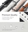 Apple Watch Series 3 or later 40 / 41 / 42mm Watch Band Leather One Padded Slim White