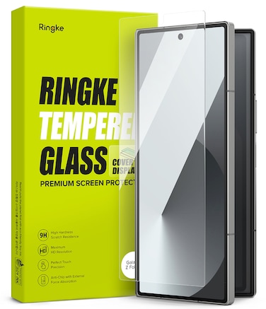 Ringke- Samsung Galaxy Z Fold 6 Tempared Glass Screen Protector Cover Display Glass 2 Pack