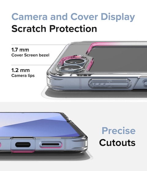 Ringke- Samsung Galaxy Z Flip 6 Case Cover Fusion Series Clear