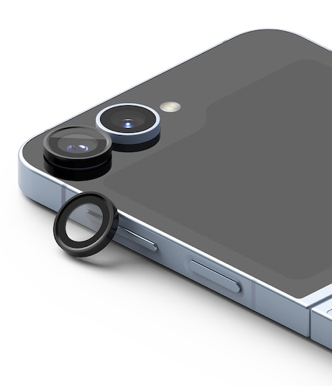 Ringke- Samsung Galaxy Z Flip 6 Camera Lens Frame Glass Screen Protector Black