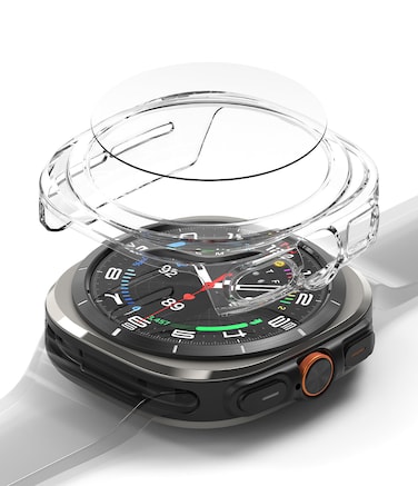 Ringke - Samsung Galaxy Watch Ultra 47mm Case Cover Slim Extend + Glass Combo Clear