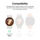 Ringke - Slim &amp; Glass For Samsung Galaxy Watch 7 40mm Case [Combo] Protection Cover with  Tempered Glass Screen Protector- Alpine Clear