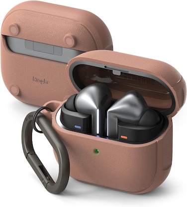 Ringke- Samsung Galaxy Buds3 / 3 Pro Case Cover Onyx Magnetic- Constant Coral