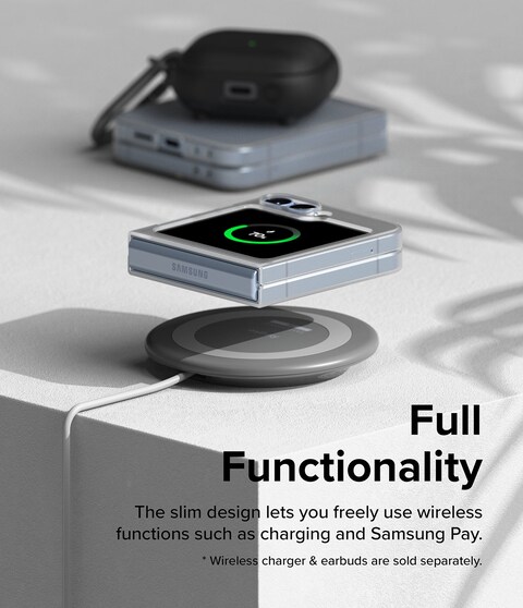 Ringke - Samsung Galaxy Z Flip 6 Case Cover Slim Series - Matte clear