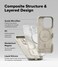 iPhone 16 Pro Case Cover Silicone Magnetic Series Stone