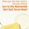 Round Lab Vita Niacinamide Dark Spot Serum Mask   Infused With 5% Niacinamide &amp; Vitamin C - 20ml