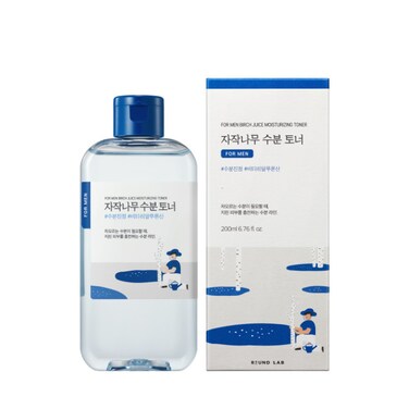 Round Lab Men Birch Juice Moisturizing Toner   Infused With Birch sap, Panthenol, &amp; Hyaluronic acid - 200ml