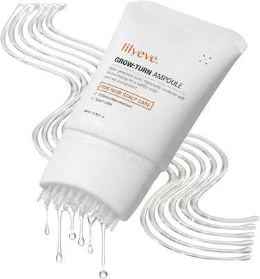 GROWTURN Hair Growth Serum with Built in Brush for Hair Growth &amp; Thickening   Treatment for Thinning Hair, Hair Loss