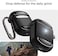 Spigen Rugged Armor designed for Google Pixel Buds Pro 2 case (2024) and Pixel Buds Pro 1 (2022) case cover with Carabiner - Matte Black