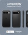 Spigen Liquid Air designed for Google Pixel 9 Pro XL case cover - Matte Black
