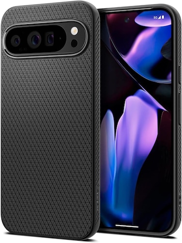 Spigen Liquid Air designed for Google Pixel 9 Pro XL case cover - Matte Black