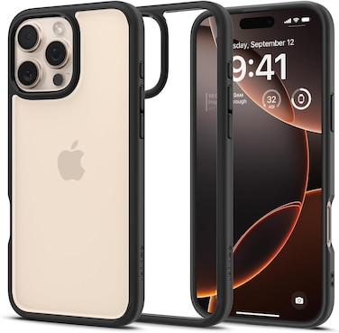 Spigen Ultra Hybrid designed for iPhone 16 Pro Max case cover (2024) - Matte Black