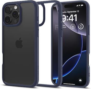 Spigen Ultra Hybrid designed for iPhone 16 Pro Max case cover (2024) - Navy Blue