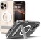 Spigen Ultra Hybrid S MagFit for iPhone 16 Pro MAX case cover with Kickstand [MagSafe compatible] - Crystal Clear