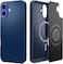 Spigen Thin Fit MagFit designed for iPhone 16 PLUS case cover [MagSafe compatible] - Navy Blue