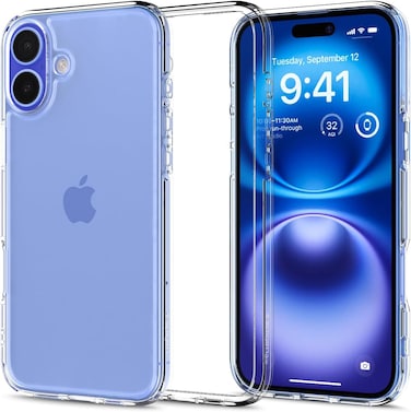 Spigen Ultra Hybrid designed for iPhone 16 Plus case cover (2024) - Crystal Clear