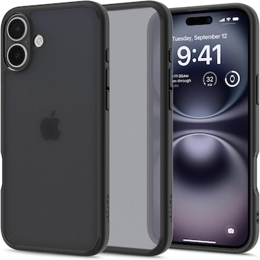 Spigen Ultra Hybrid designed for iPhone 16 Plus case cover (2024) - Frost Black