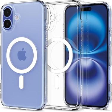 Spigen Ultra Hybrid MagFit designed for iPhone 16 Plus case cover [MagSafe compatible] (2024) - White