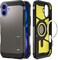 Spigen Tough Armor MagFit AI designed for iPhone 16 Plus case cover (2024) MagSafe compatible - Gunmetal