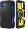 Spigen Tough Armor MagFit AI designed for iPhone 16 Plus case cover (2024) MagSafe compatible - Black