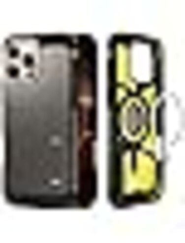 Spigen Tough Armor MagFit AI designed for iPhone 16 Pro case cover (2024) MagSafe compatible - Gunmetal
