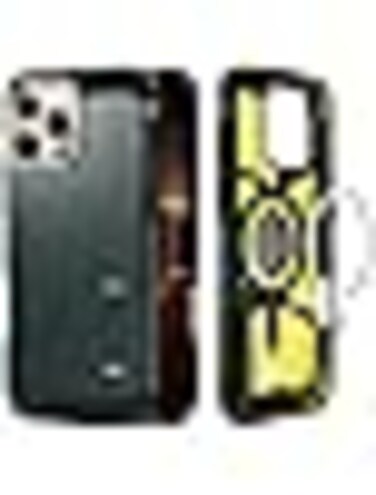 Spigen Tough Armor MagFit AI designed for iPhone 16 Pro case cover (2024) MagSafe compatible - Abyss Green