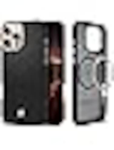 Spigen Enzo Aramid Fiber MagFit for iPhone 16 PRO case cover [MagSafe compatible] - Black Silver