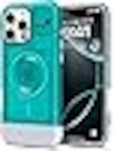 Spigen Classic C1 MagFit for iPhone 16 PRO case cover MagSafe compatible Extreme Protection Tech - Bondi Blue