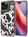 Spigen Ultra Hybrid MagFit designed for iPhone 16 Pro Max case cover [MagSafe compatible] (2024) - Hearts White Pink