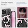 Spigen Ultra Hybrid MagFit designed for iPhone 16 Pro case cover [MagSafe compatible] (2024) - Hearts Black Pink