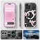 Spigen Ultra Hybrid MagFit designed for iPhone 16 Pro case cover [MagSafe compatible] (2024) - Hearts Black Pink