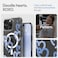 Spigen Ultra Hybrid MagFit designed for iPhone 16 Pro case cover [MagSafe compatible] (2024) - Hearts Denim