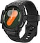 Spigen Rugged Armor Pro designed for Samsung Galaxy Watch 7 40mm Case with Band (2024) - Matte Black