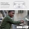 Spigen Ultra Hybrid designed for Samsung Galaxy Buds3 case and Galaxy Buds 3 Pro case cover (2024) Protective Anti-Yellowing with carabiner - Jet White