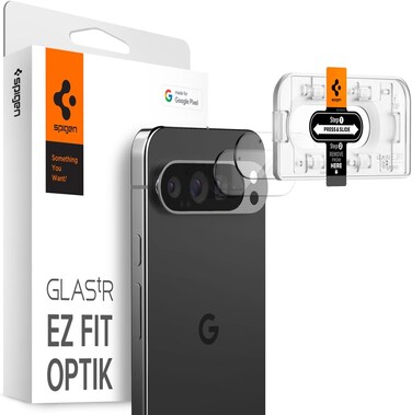 Spigen GLAStR EZ Fit Optik for Google Pixel 9 Pro XL Camera Lens Screen Protector [2 Pack] Case Friendly - Crystal Clear