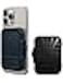 Spigen Lock Fit (MagFit) Magnetic Wallet Card Holder [up to 6 Cards] MagSafe Compatible with iPhone 16 Pro Max / 16 Pro / 16 Plus / 16 / iPhone 15/14/13/12 series - Metal Slate