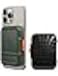 Spigen Lock Fit (MagFit) Magnetic Wallet Card Holder [up to 6 Cards] MagSafe Compatible with iPhone 16 Pro Max / 16 Pro / 16 Plus / 16 / iPhone 15/14/13/12 series - Military Green