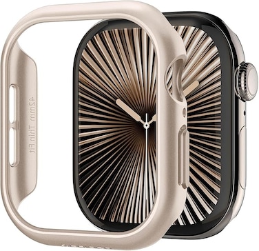 Spigen Thin Fit designed for Apple Watch Series 10 (42mm) Case Cover (2024) - Starlight