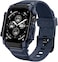 Spigen Rugged Armor Pro designed for Apple Watch Series 10 (46mm) Case with Band - Navy Blue