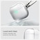 Spigen Ultra Hybrid designed for AirPods 4 case cover (2024) Protective Clear Anti-Yellowing with carabiner - Jet White