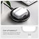 Spigen Ultra Hybrid designed for AirPods 4 case cover (2024) Protective Clear Anti-Yellowing with carabiner - Jet White